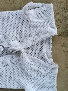 Crochet Beach White Top