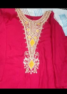 Elegant Embroidered Kurta Set