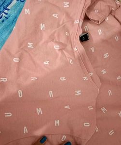 Pink Graphic Print T-shirt