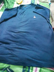 Wash And Wear Midnight Blue T-Shirt with Logo