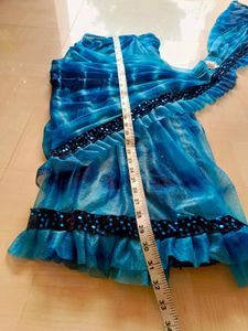 Pre Draped Saree For Kids 💙