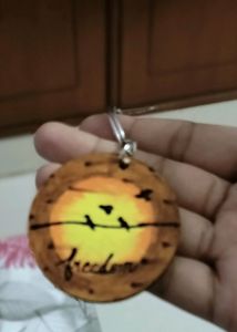 Handmade Wooden Keyring ❤️