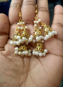 Hanging Jumka Earrings