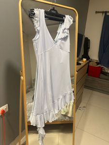 Light Blue Ruffle Dress