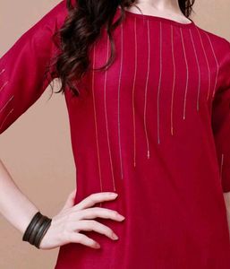 Red Kurta Set &amp; Dupatta
