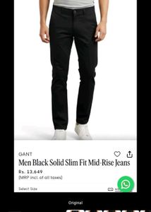 Gant Black Casual Pants