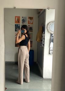 Linen Wide Leg Pants And Top