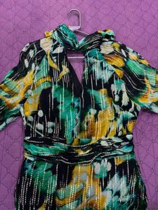 Floral Print Maxi Dress