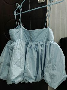 Korean Ballon Tie Top