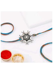Stylish Silver Rakhi