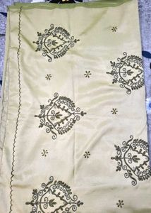 Elegant Beige Saree