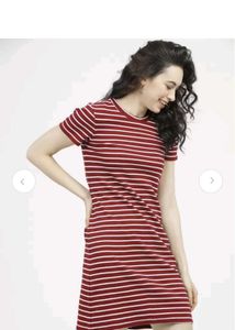Striped T-Shirt Dress