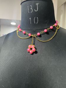 Beaded Goth Necklace