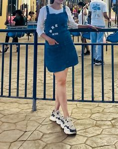 Short Denim Dress
