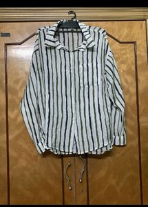 Oversized Strip Shirt