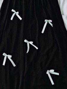 Black Coquette Ribbon Skirt 🎀