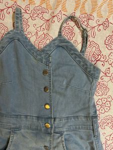 BLUE DENIM DRESS