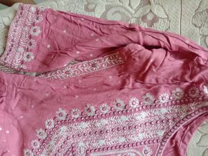 Pink 3 Set Kurti