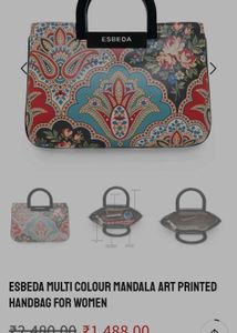 Esbeda Mandala Art Printed Handbag