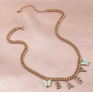 Baby Diamond Letter Pendant