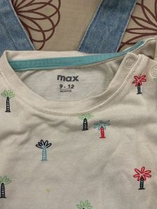 Baby Denim Overalls Set