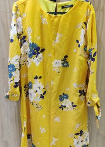 Yellow Floral Dress