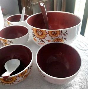 Floral Melamine Dinnerware Set