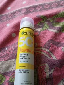 Garnier invisible air mist sunscreen