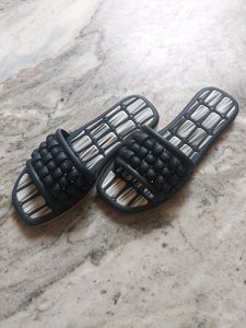 SLIPPERS AND MIRROR