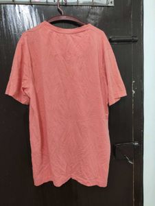 Peach &#39;Misfits&#39; Graphic Tee/ t shirt