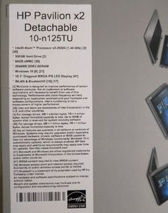 HP 2018 pavilion x2 detachable 2in1 laptop tablet.