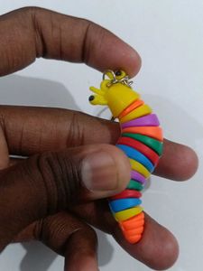 Worm Cute Keychain