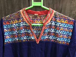 Navy blue kurta