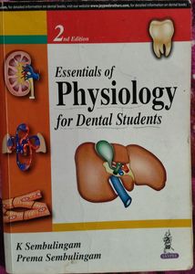 Essentials Of Physiology,k Sembulingam