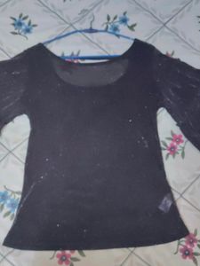 Price Drop Net Shimmery Top