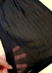 Georgette Meesh Sheer Full Sleeve Kurti