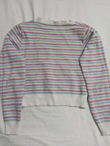 Striped Knit Sweater