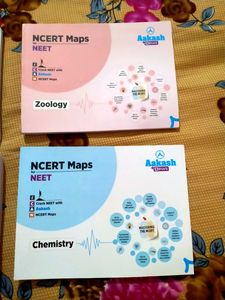Aakash NCERT Maps For NEET ( Botany , Zoology, Physics And Chemistry) It Includes Mcqs For More Practice And The Important Lines Extracted From NCERTs