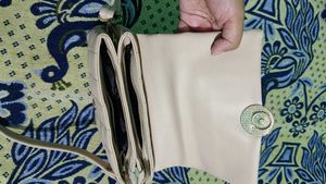 Beautiful Beige Colour Sling Bag For Women