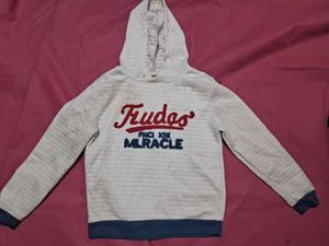white Cozy Kids'/ Women Hoodie
