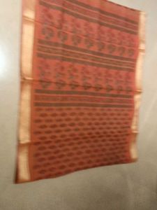 Lovely Rust  saree