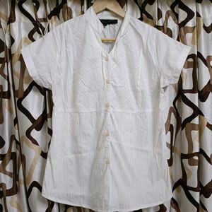 Y2k Fitted Shinning Shirt 🤍