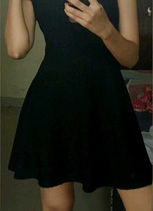 Black Elegant Mini Dress