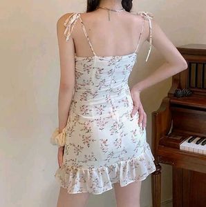 Y2k Floral Pinteresty Lace Mini Korean Fairy Dress