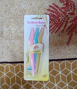Razor Hair Removal and Eyebrows, 3 Pcs