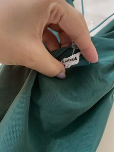 Bottle Green Ruched Dress