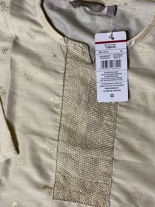 Cream Kurti