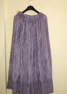 Lavender Ruffled Lehenga With Dupatta 🎀✨