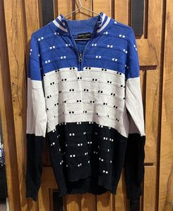 Retro Club Color Block Sweater