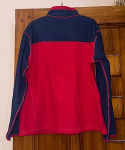 Red &amp; Navy Fleece Jacket